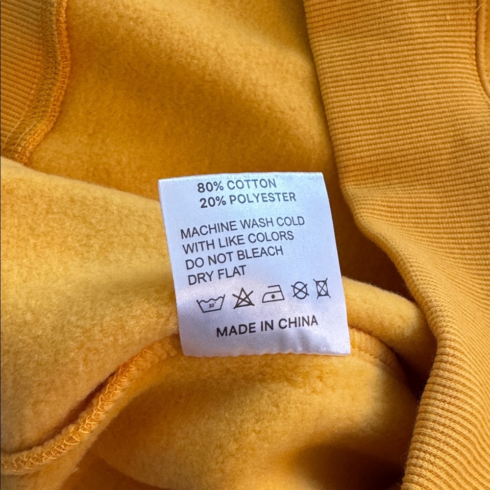 PARKE VARSITY MOCK NECK SWEATSHIRT NEW! Apricot/White NWT(in bag) L/XL - Picture 6 of 12